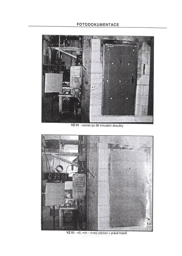 Protipožární dveře EI/EW 30 DP3, rozměr 900 X 1970 mm, barva bílá, pravé