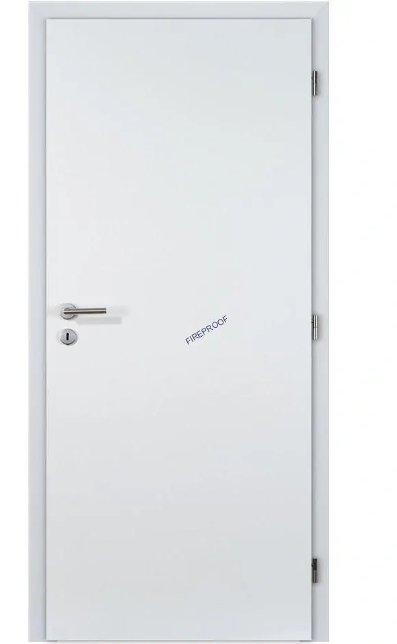 Protipožární dveře EI/EW 30 DP3, rozměr 900 X 1970 mm, barva bílá, levé