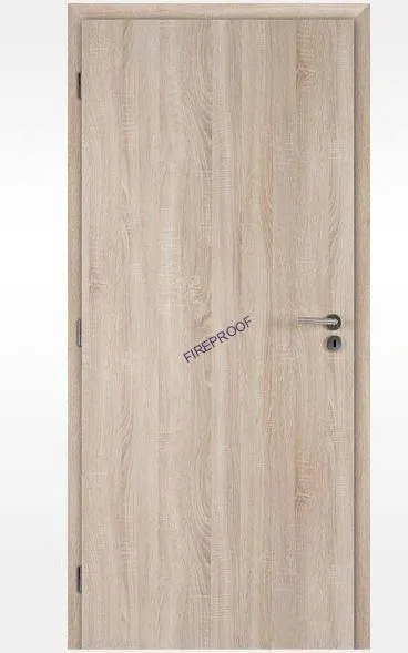 Protipožární dveře EI/EW 30 DP3, rozměr 900 X 1970 mm, dub Somona, pravé